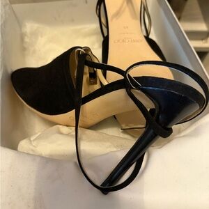 Jimmy Choo Black Suede Heels